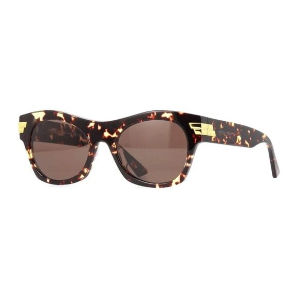 NEW  BOTTEGA VENETA SUNGLASSES HAVANA UNISEX EYEWEAR BOTTEGA VENETA BV1103S 002 - Picture 1 of 3